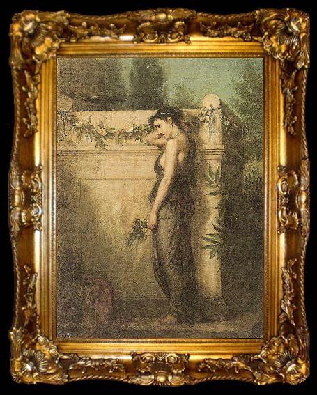 framed  John William Waterhouse Gone, But Not Forgotten, ta009-2